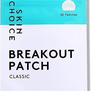 Breakout Pimple Spot Patches by SKINCHOICE - Acne Patch (Pack of 30) Hydrocolloid Spot Treatment Blemish Stickers, Mighty Dots for Spots, Vegan &...