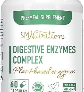 Digestive Enzymes Supplement | Gas & Bloating Relief | Break Down Dairy, Protein, Sugar, & Carbs* | Nutrient & Lactose Absorption, Digestion...