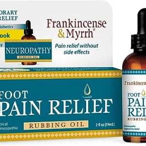 Frankincense & Myrrh FAM00301 Neuropathy Rubbing Oil with Essential Oils for Pain Relief, 2 Fluid Ounce
