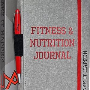 MaLetics – A5 Premium Fitness & Nutrition Journal Planner Daily Exercise Log Book For Men & Women – Set 13 Goals, Track 124 Workouts, Daily...