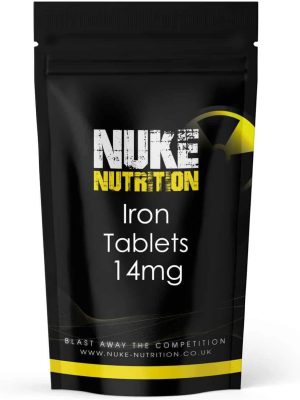 nuke nutrition iron tablets 14mg 60 tablets gentle iron supplements for