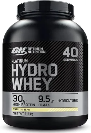 optimum nutrition platinum hydro whey hydrolysed whey protein isolate powder jpg