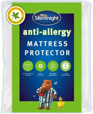 silentnight anti allergy mattress protector mattress cover bed pad topper