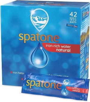 spatone natural liquid iron supplement original flavour 42 sachets high