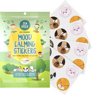 the natural patch co zenpatch mood calming stickers for kids and adults 24