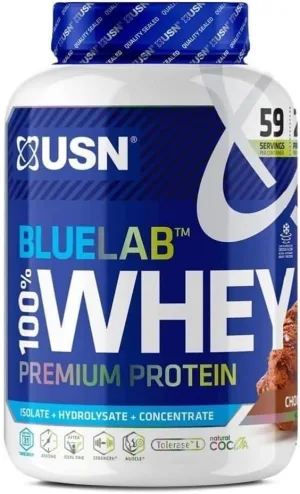 usn blue lab whey protein powder chocolate whey protein 2kg post workout jpg