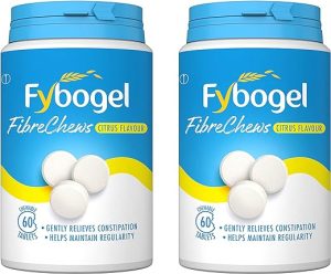fybogel fibre chews citrus flavour 60 each pack of 2 120 chews relieves