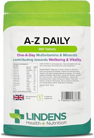 lindens multivitamin a z daily tablets 360 pack perfect vitamin mineral