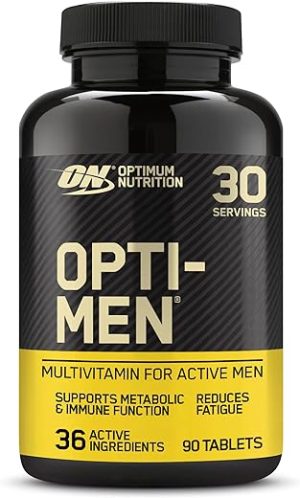 optimum nutrition opti men multi vitamin supplements for men with vitamin d