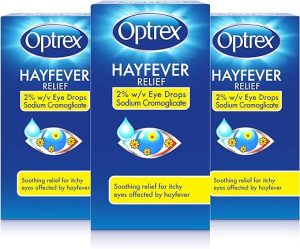 optrex hayfever relief drops relief for itchy eyes affected by hayfever