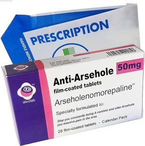 prank pill anti arsehole tablet box xmas gift ideal present for him husband