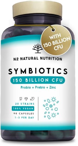 probiotics 150 billion cfu 20 strains with prebiotics zinc highest