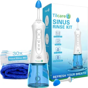 sinus rinse kit by tilcare perfect nasal rinse machine for sinus allergy jpg