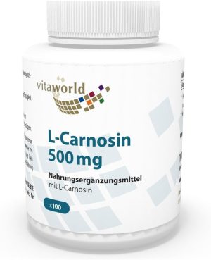 vita world l carnosine 500mg 100 vegetarian capsules made in germany