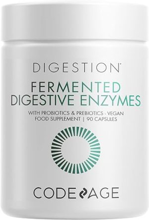 codeage fermented digestive enzymes supplement probiotics prebiotics