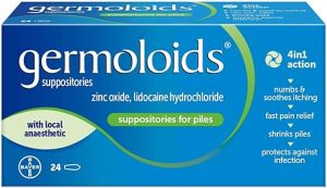 germoloids haemorrhoid treatment piles treatment suppositories triple