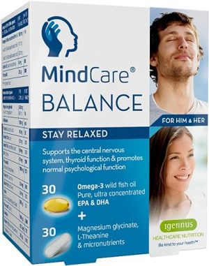 mindcare balance natural anxiety stress relief supplement l theanine
