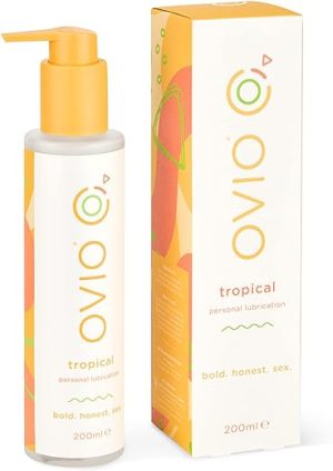 ovio tropical lube 200ml water based flavoured personal lubrication