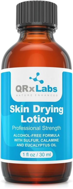 qrxlabs drying lotion alcohol free overnight acne whitehead spot