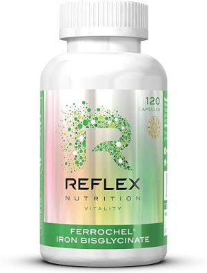 reflex nutrition ferrochel iron bisglycinate capsules reduction of tiredness