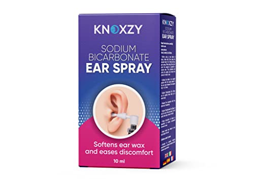 knoxzy sodium bicarbonate ear spay ear wax remover for clogged ear relief 3
