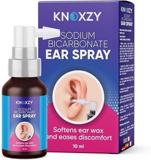 knoxzy sodium bicarbonate ear spay ear wax remover for clogged ear relief