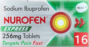 nurofen express 256mg pain relief tablets