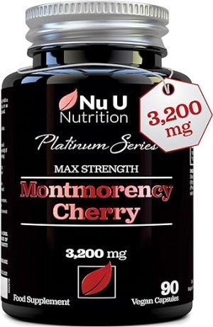 montmorency cherry capsules 3200mg 90 tart cherry capsules 3 month supply