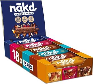 nakd fruit nut bar variety pack vegan healthy snack gluten free 35g