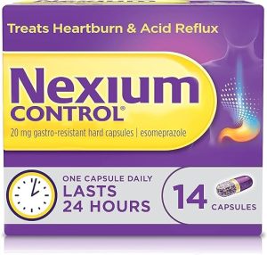 nexium control heartburn relief indigestion and acid reflux 14 capsules