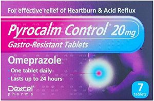pyrocalm control gastro resistant tablets 20mg 7 tablets